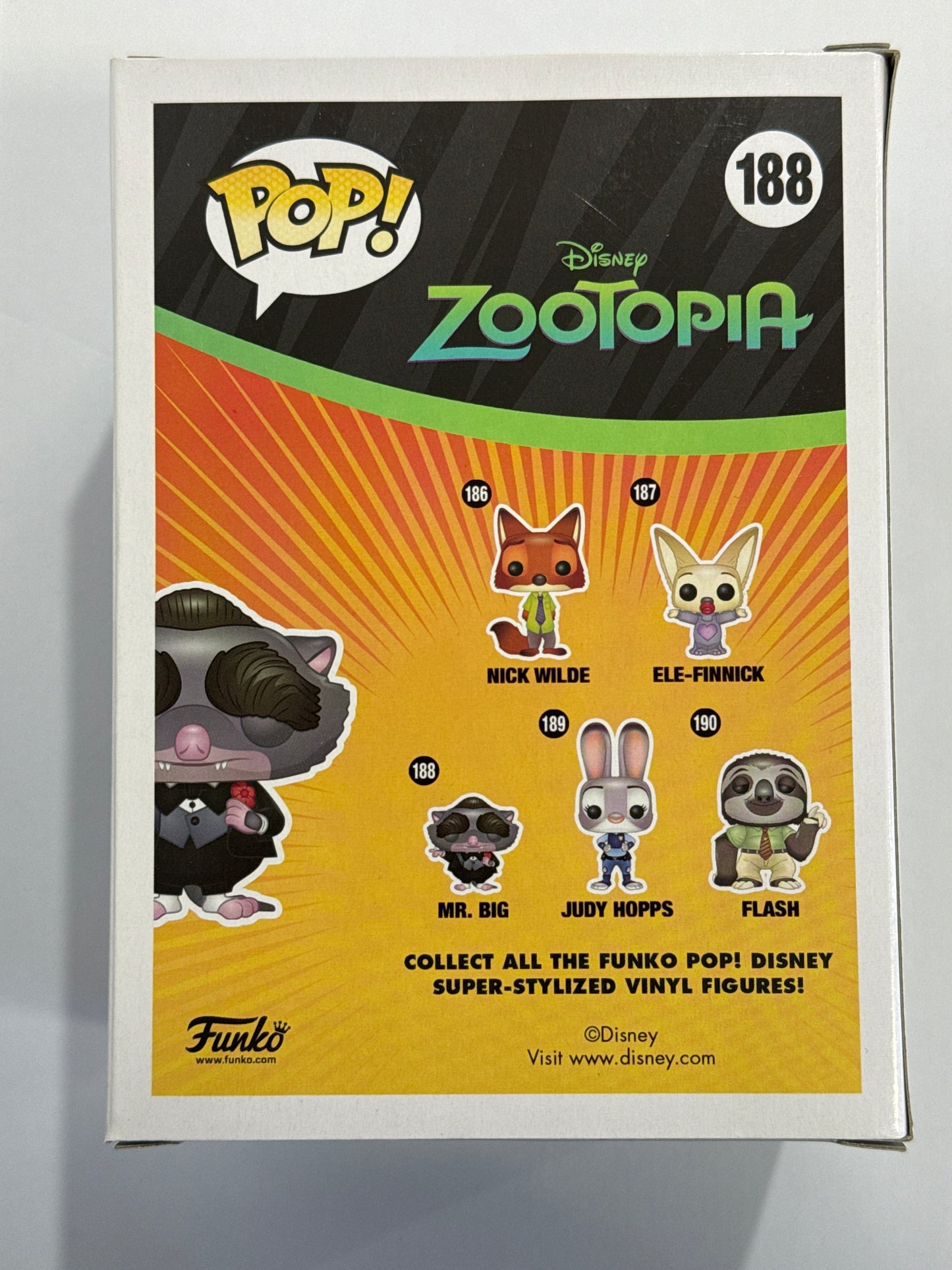 Zootopia - Mr Big Pop! Vinyl #188