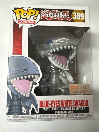 Yu-Gi-Oh! - Blue Eyes White Dragon (Silver) Pop Vinyl #389