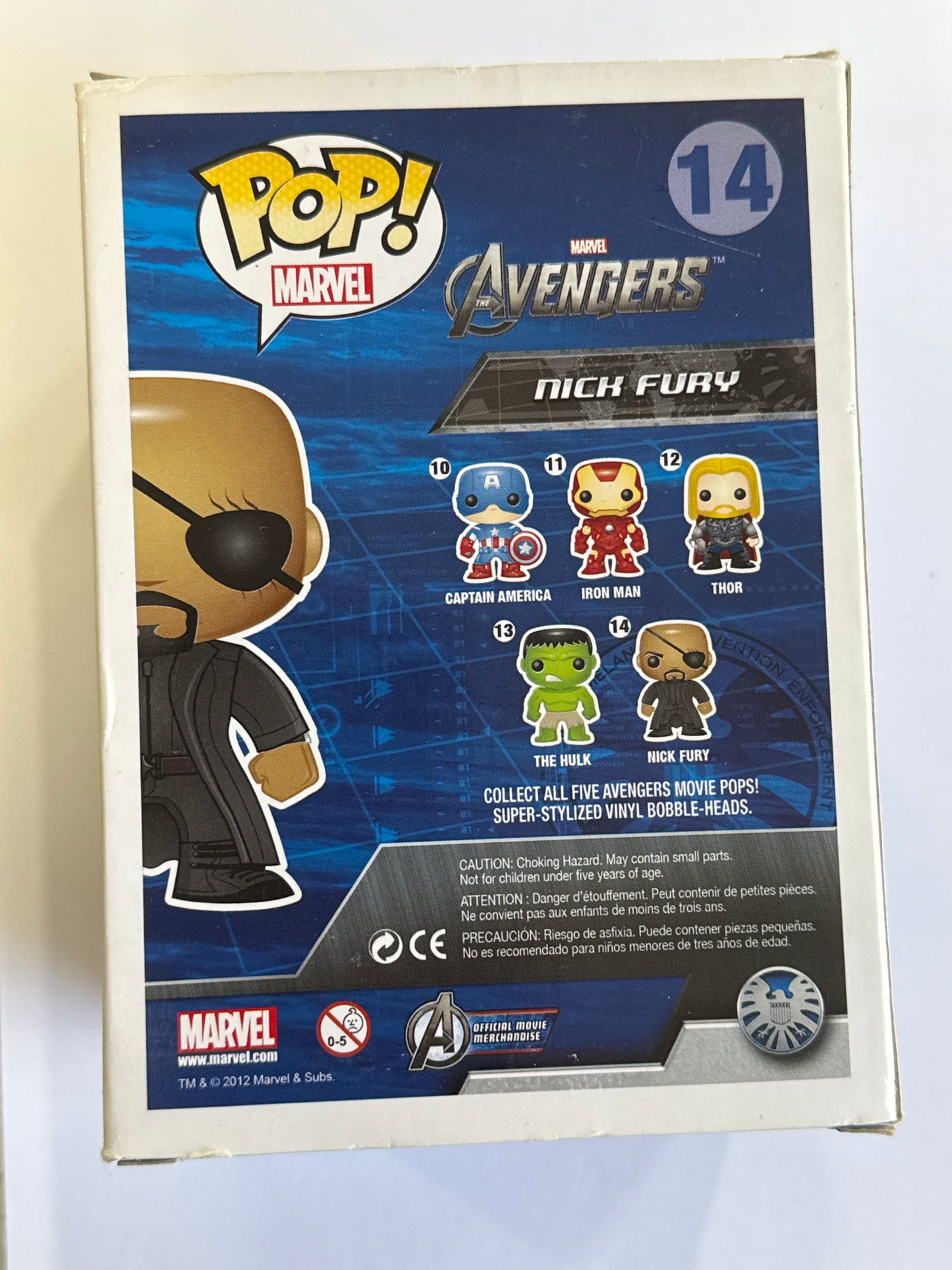 Marvel Avengers - Nick Fury Pop Vinyl #14