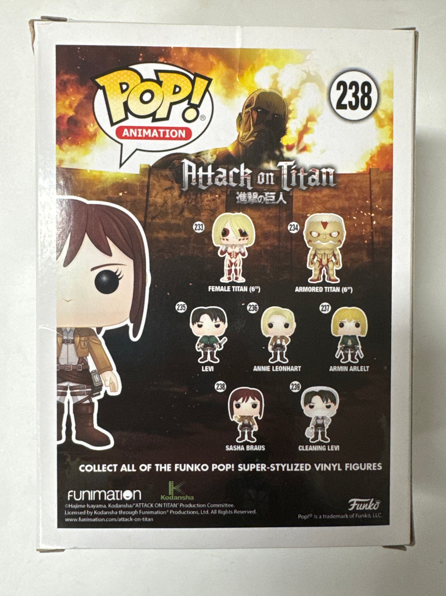 Attack on Titan - Sasha Braus Pop Vinyl #238