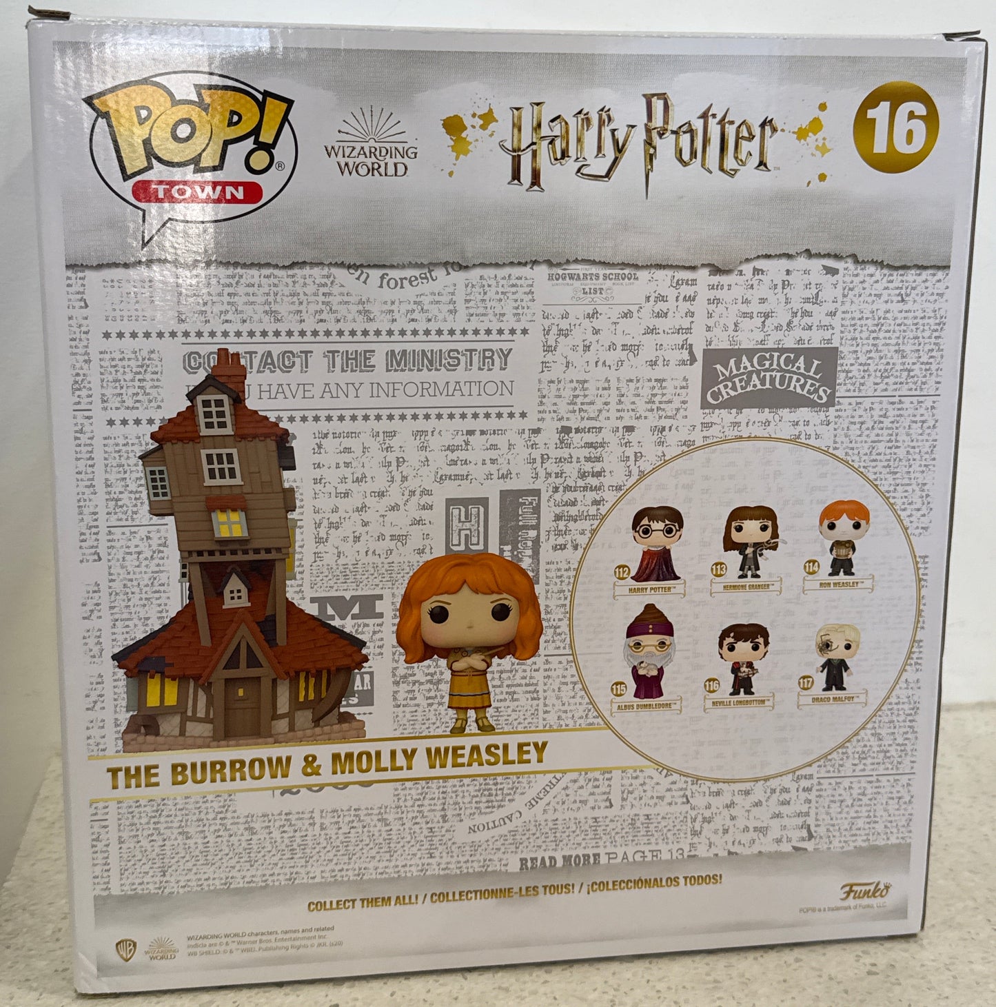 Harry Potter - The Burrow & Molly Weasley 2020 Fall Convention Limited Edition Exclusive Pop! Vinyl #16