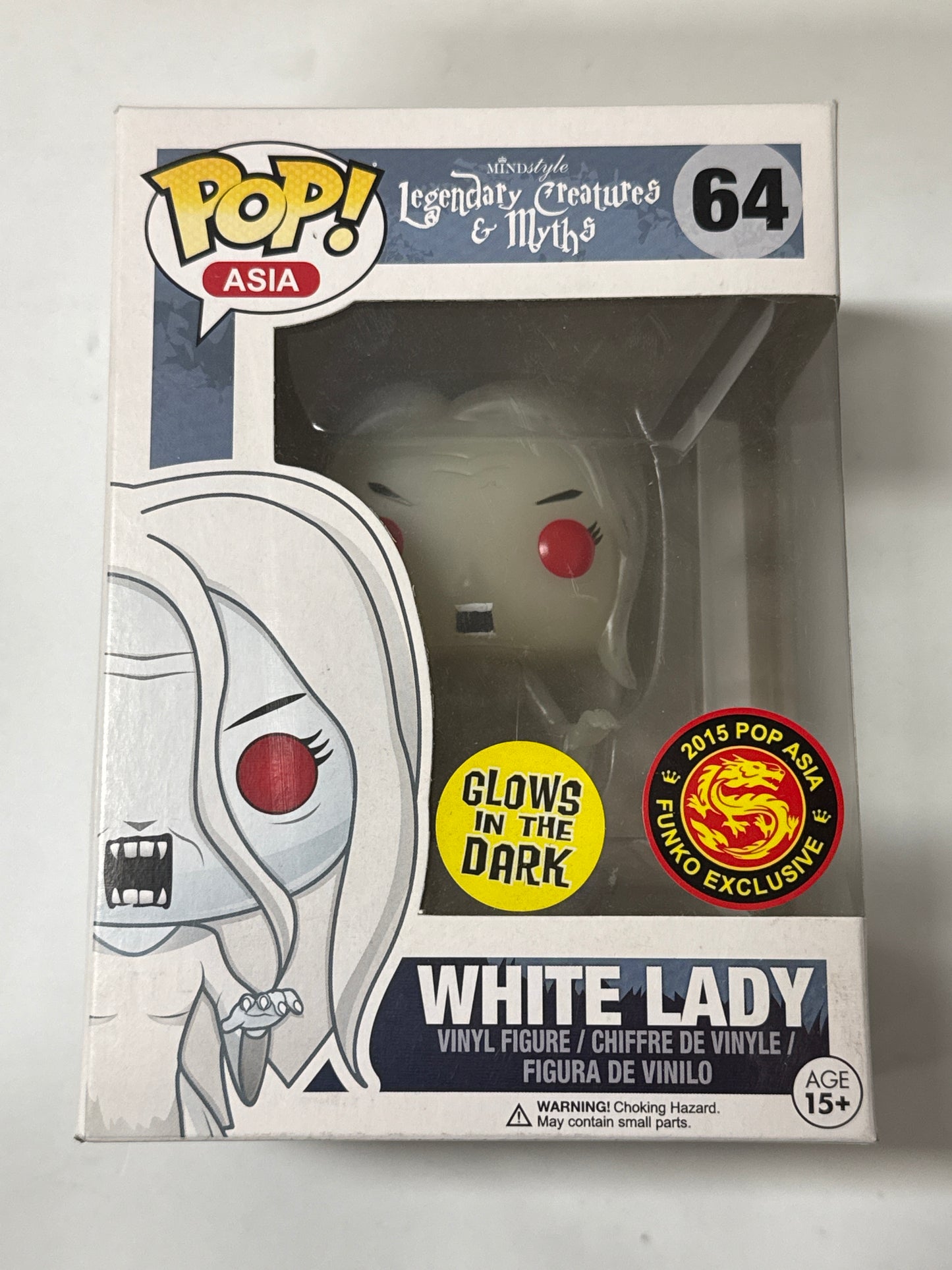Legendary Creatures & Myths - White Lady (Glow In the Dark) Asia Pop! Vinyl #64