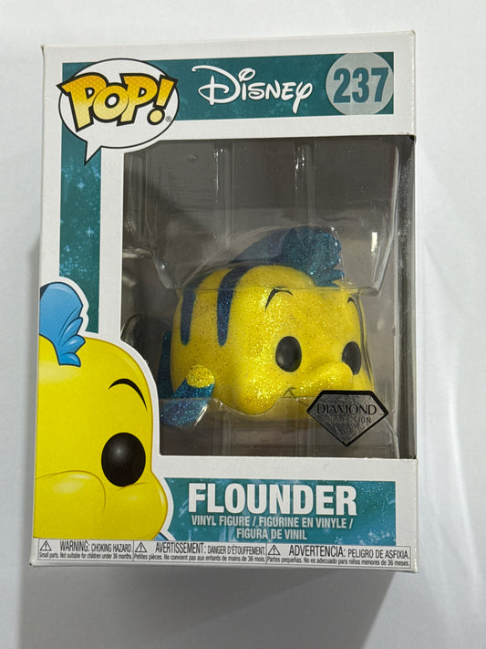 Flounder - Little Mermaid Diamond Glitter  Pop! Vinyl #237