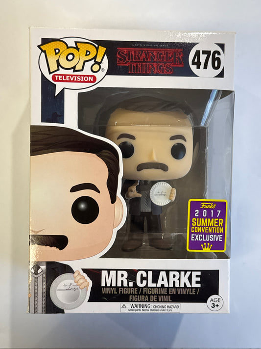 Stranger Things - Mr. Clarke 2017 San Diego Summer Convention Exclusive Pop! Vinyl #476
