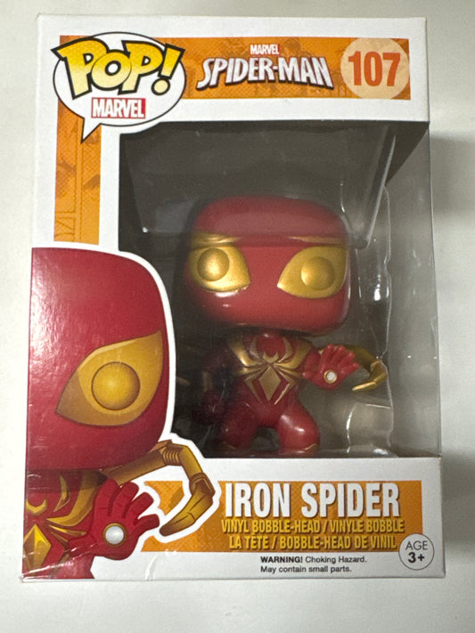 Spider-Man - Iron Spider US Exclusive Pop! Vinyl #107