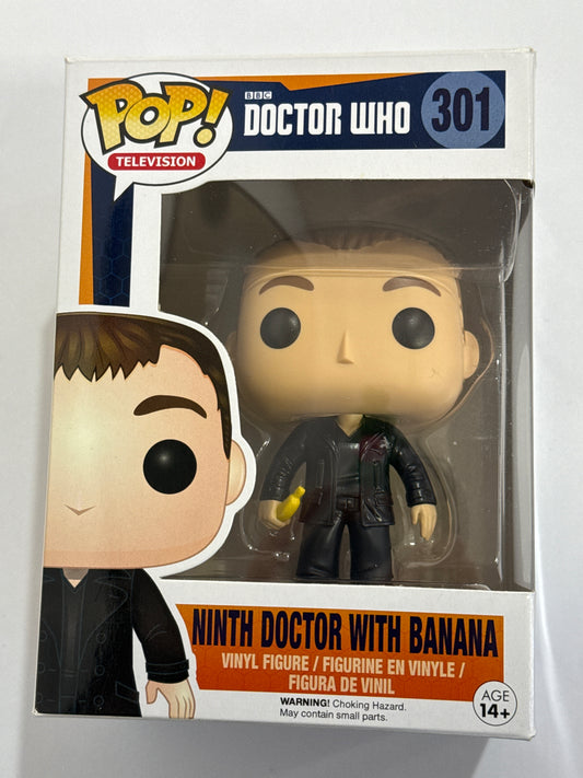 Doctor Who  - Ninth Doctor With Banana Pop! Vinyl #301