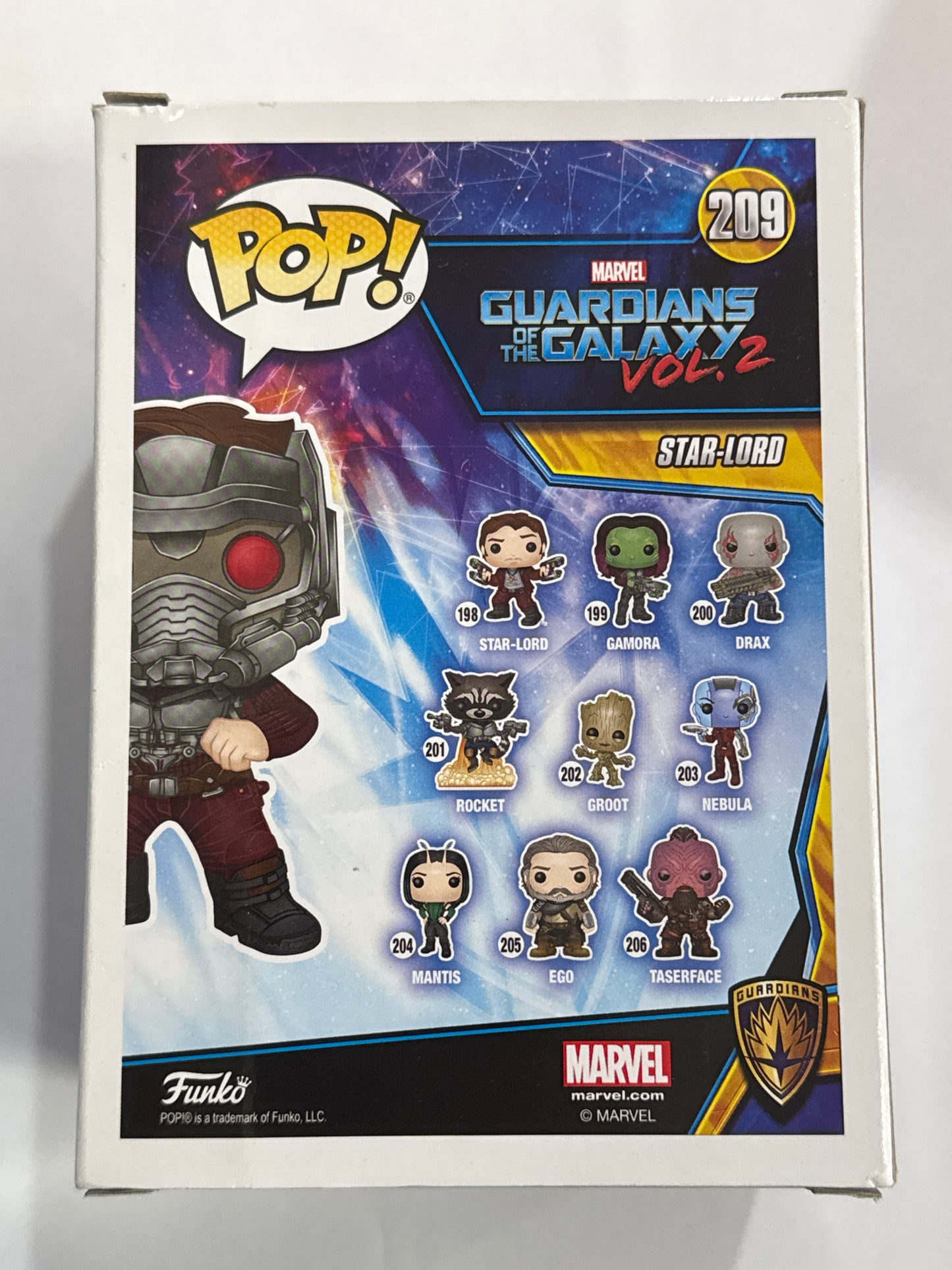 Guardians Of The Galaxy Vol.2 - Star-Lord (w/ Aero Rig) Pop! Vinyl #209