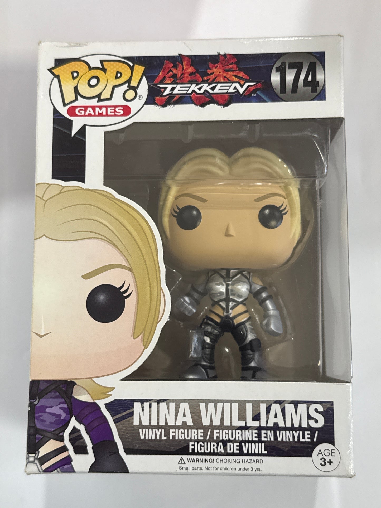 Tekken - Nina Williams Silver Suit US Exclusive Pop! Vinyl #174