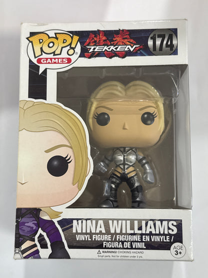 Tekken - Nina Williams Silver Suit US Exclusive Pop! Vinyl #174