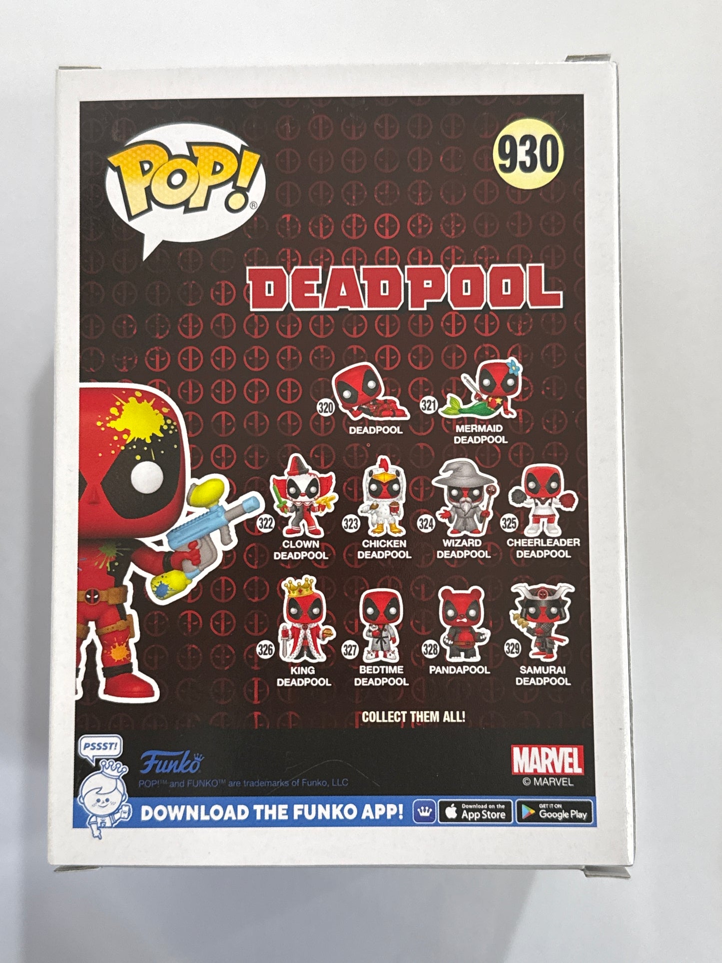 Deadpool - Paintball Deadpool Pop Vinyl #930