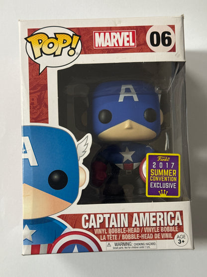 Marvel - Captain America 2017 Summer Convention Exclusive POP! Vinyl #06