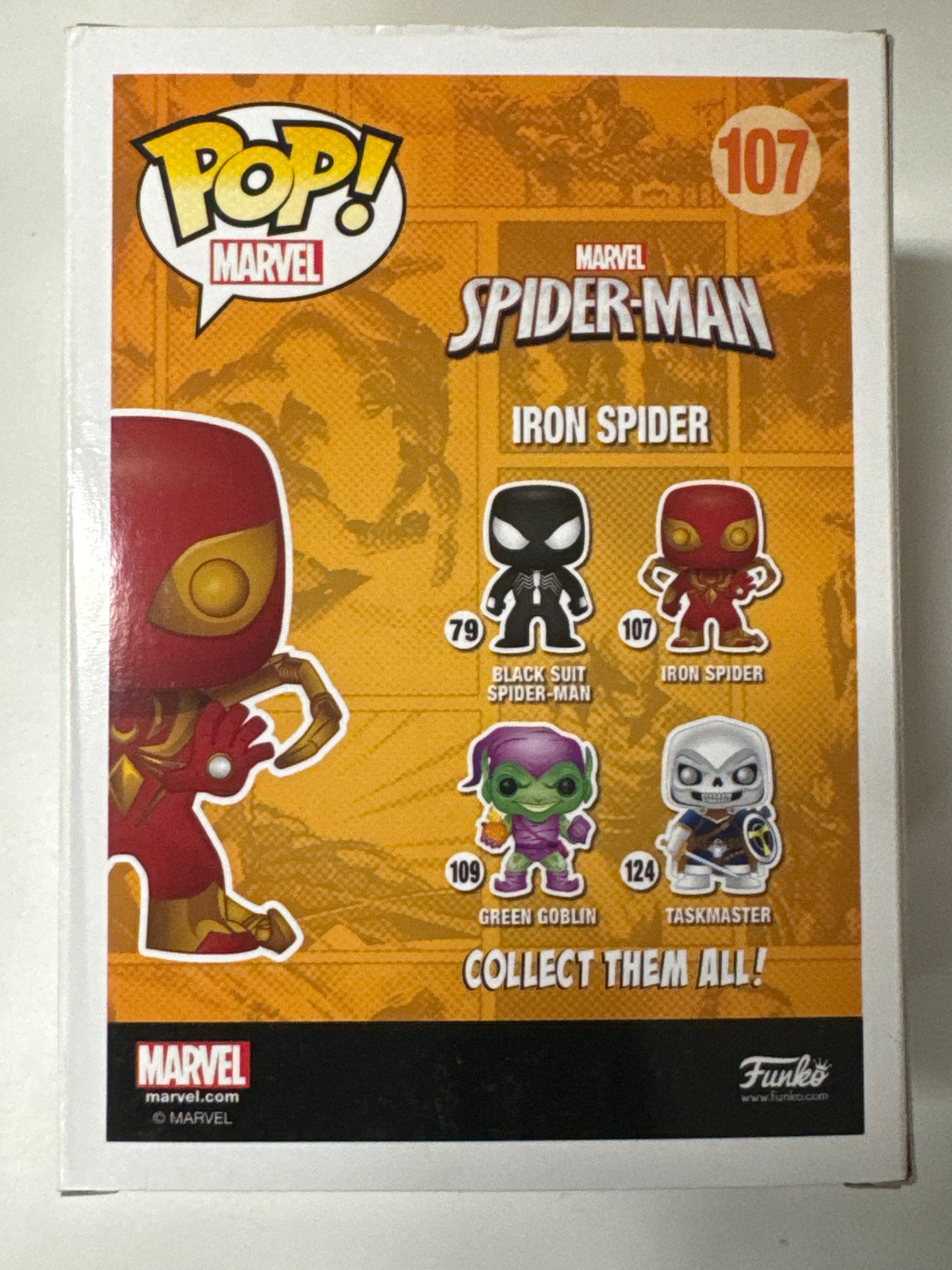 Spider-Man - Iron Spider US Exclusive Pop! Vinyl #107