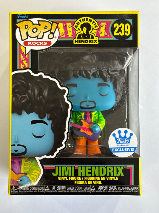 Authentic Hendrix - Jimi Hendrix Blacklight Funko Pop Vinyl #239