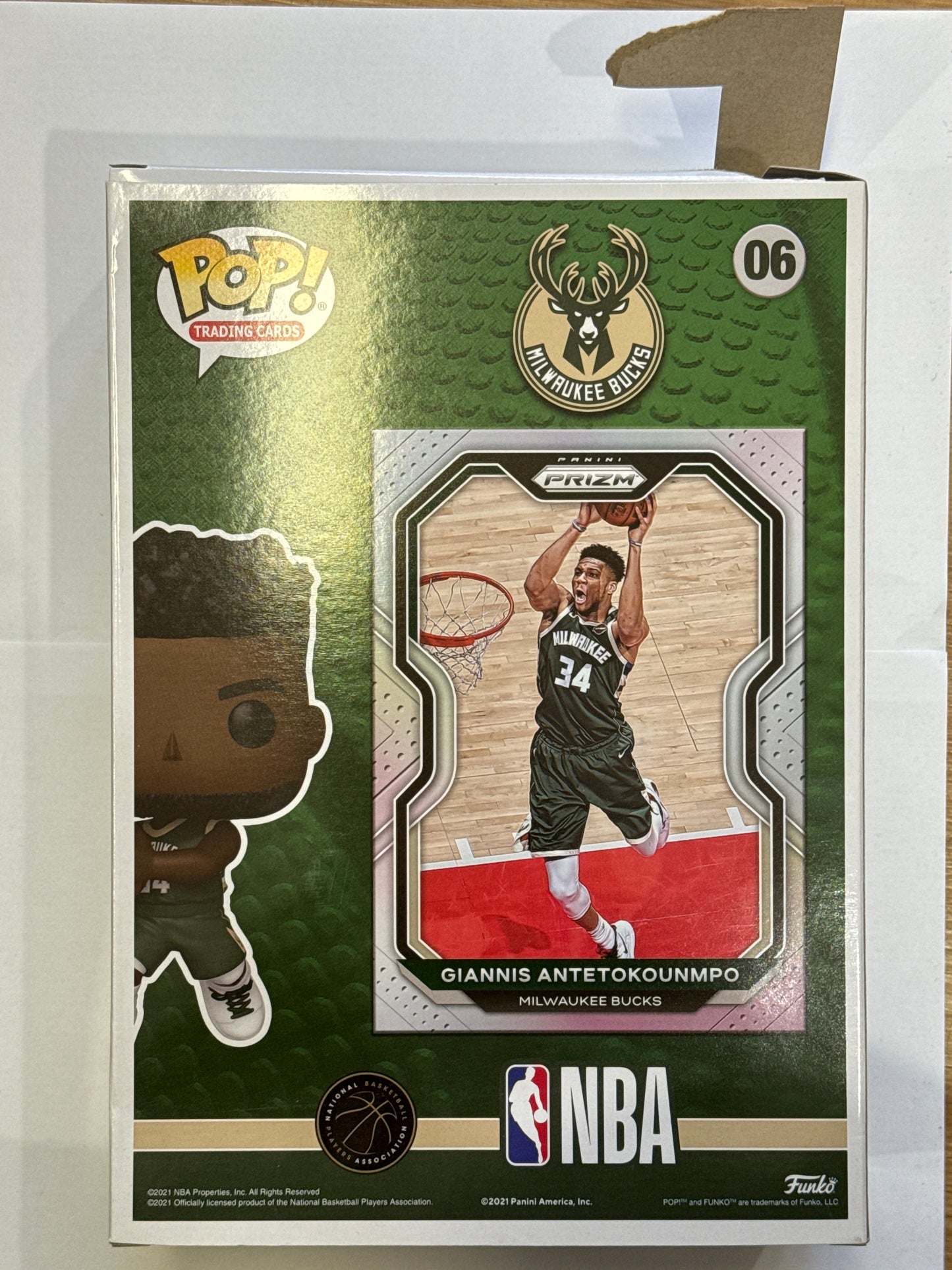 NBA - Giannis Antetokounmpo Pop! Trading Card #06