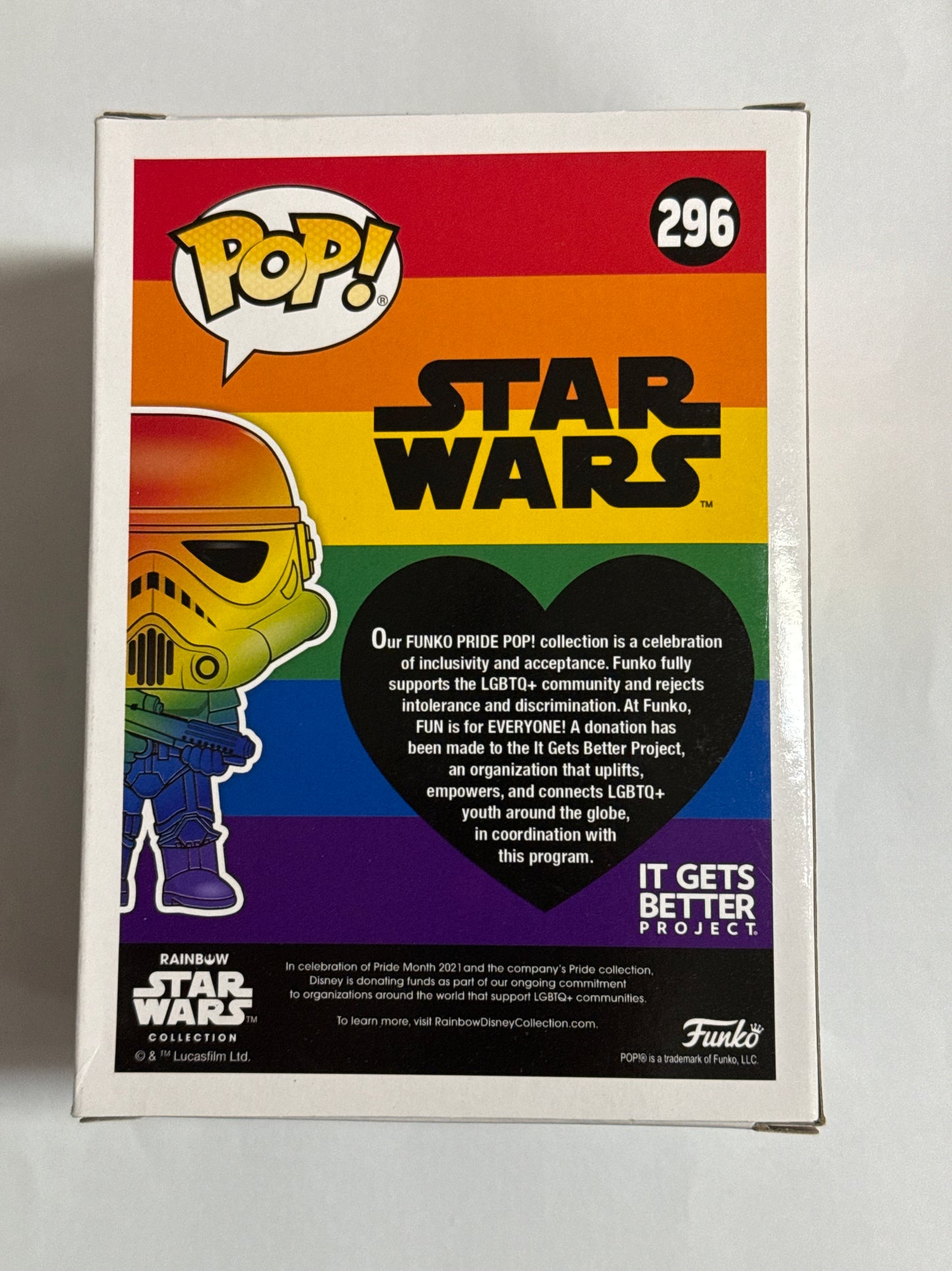 Star Wars - Stormtrooper Rainbow Pride Pop! Vinyl #296