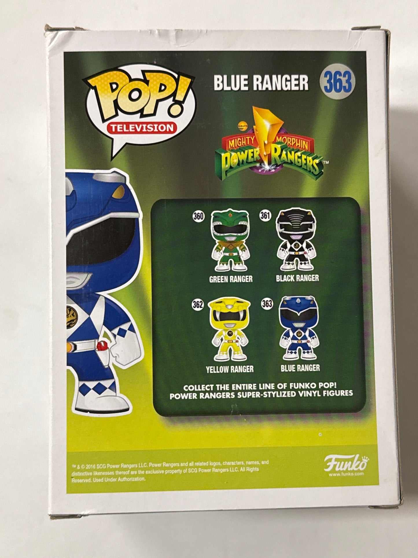Power Rangers - Blue Ranger Pop! Vinyl #363