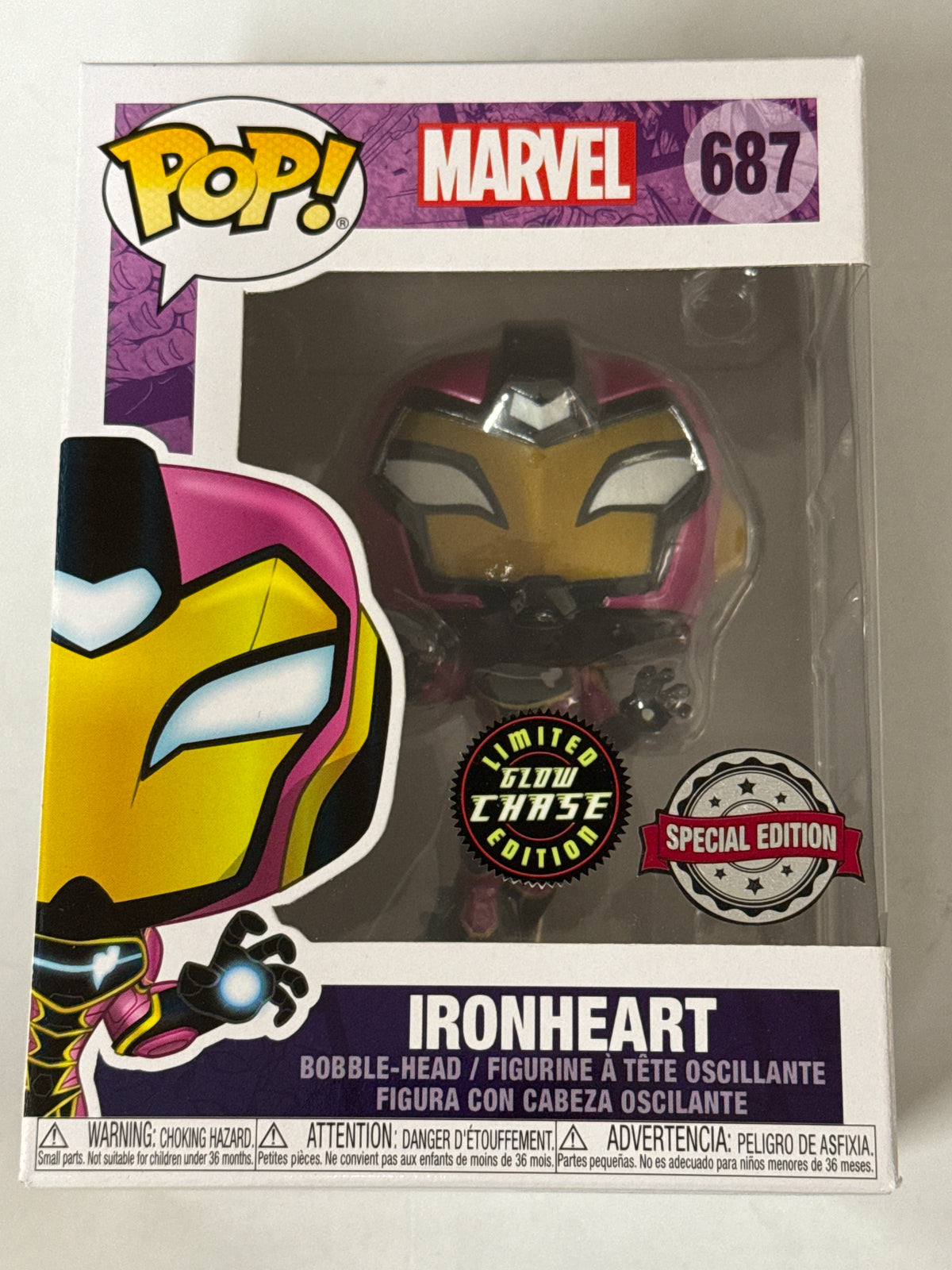 Marvel Comics - Ironheart CHASE US Exclusive Pop! Vinyl #687
