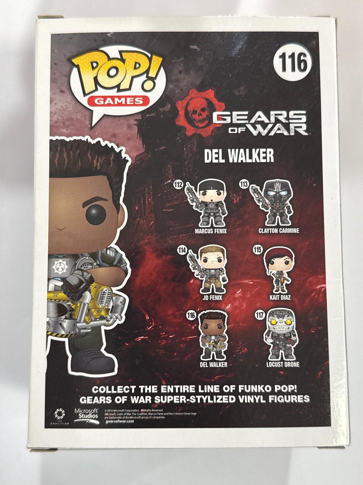 Gears of War 4 - Del Walker (Armored) Pop! Vinyl #116