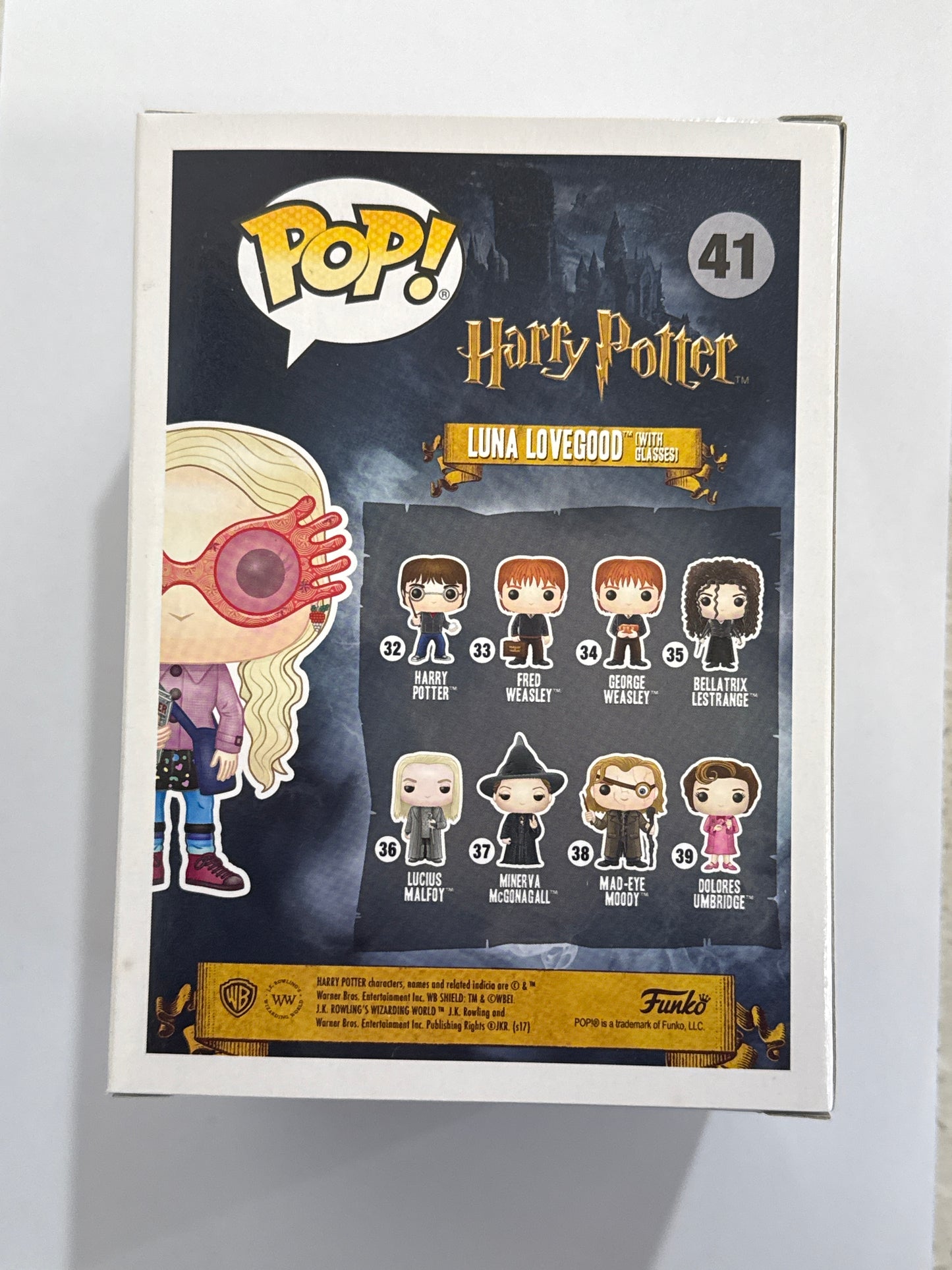 Harry Potter - Luna Lovegood (With Glasses)  2017 San Diego Summer Convention Exclusive Pop Vinyl #41