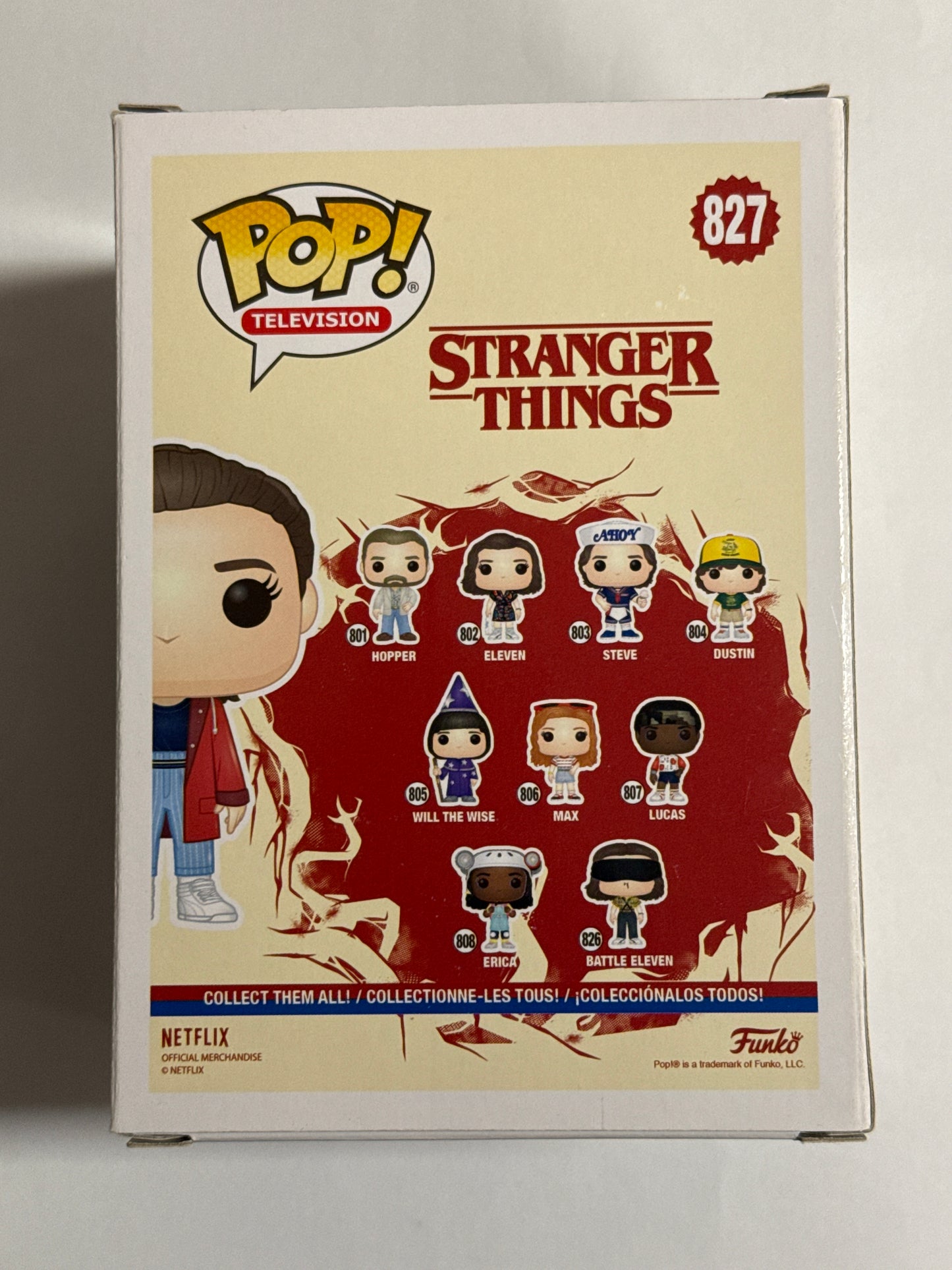 Stranger Things - Eleven with Slicker US Exclusive Pop! Vinyl #827