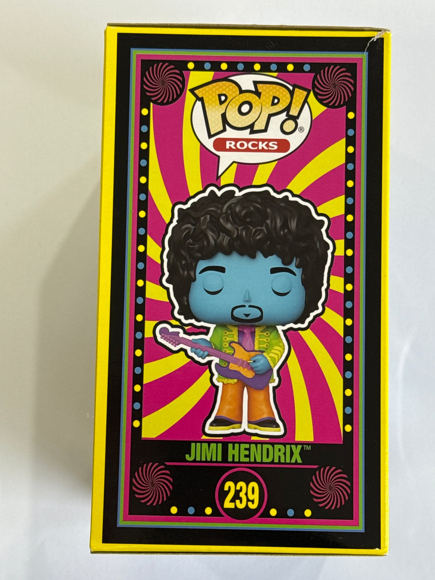 Authentic Hendrix - Jimi Hendrix Blacklight Funko Pop Vinyl #239