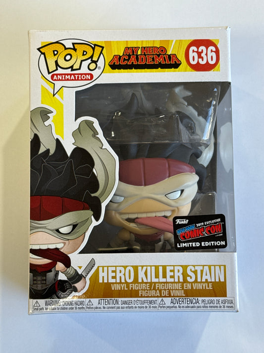 My Hero Academia - Hero Killer Stain 2019 NYCC Exclusive Pop! Vinyl #636