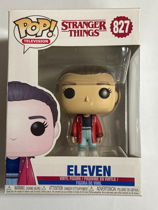 Stranger Things - Eleven with Slicker US Exclusive Pop! Vinyl #827