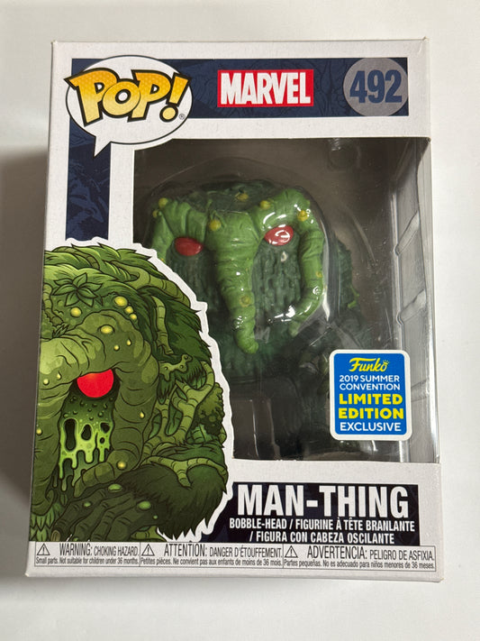 Marvel Comics - Man-Thing 2019 SDCC US Exclusive Pop! Vinyl #492