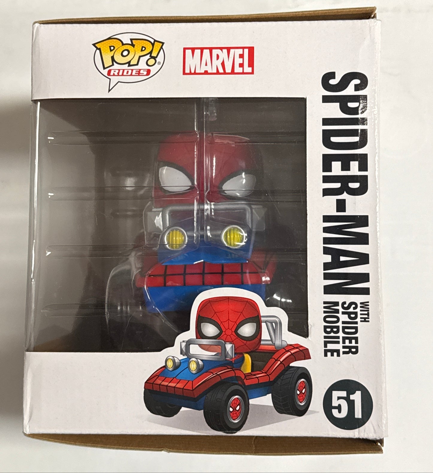 Marvel Comics - Spider-Man with Spider Mobile US Exclusive Pop! Ride #51