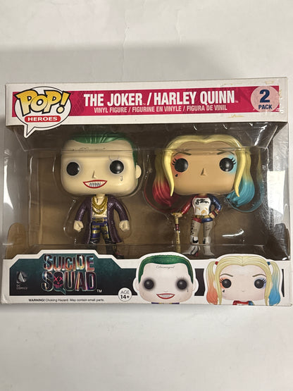 Suicide Squad - Metallic Joker & Harley Quinn Pop! Vinyl 2-Pack