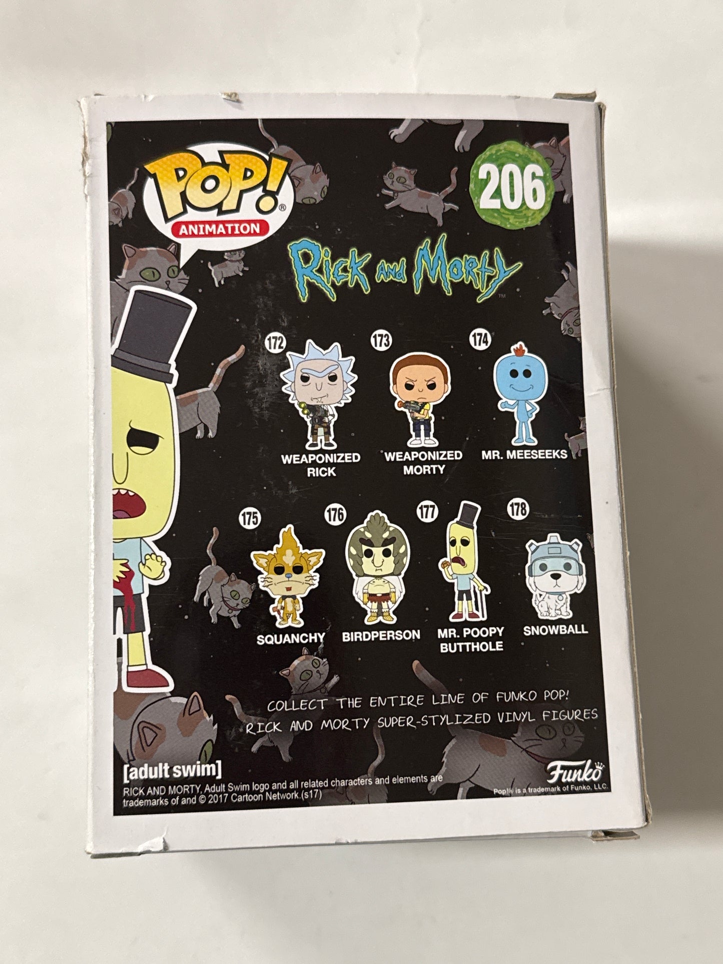 Rick and Morty - Mr Poopy Butthole Wounded US Exclusive Pop! Vinyl #206