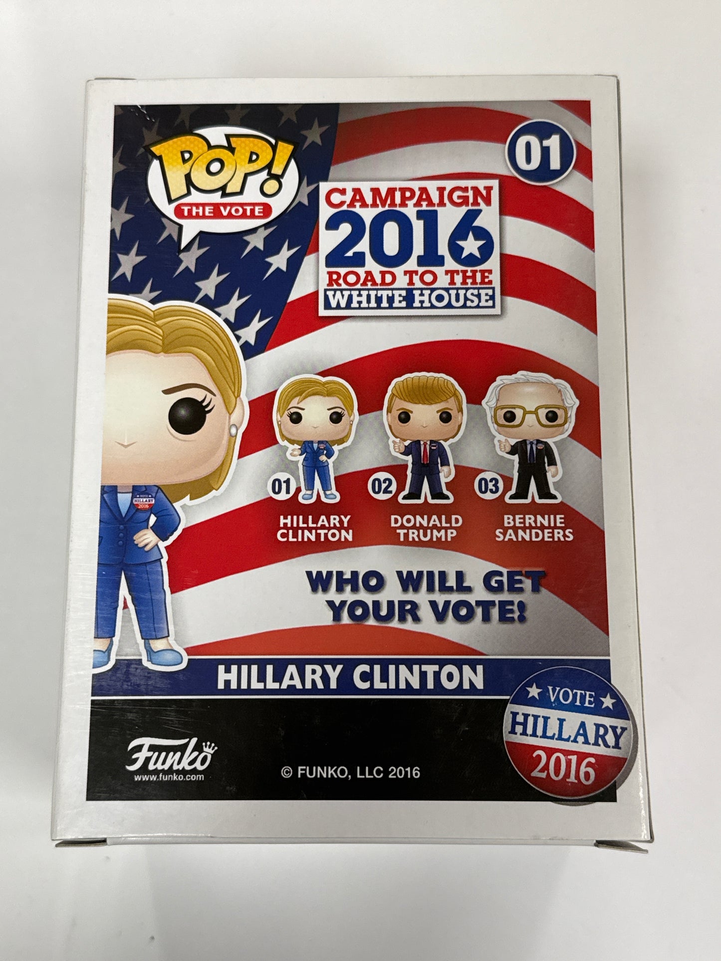 Campaign 2016 Road to White House - Hilary Clinton Pop! Vinyl #01