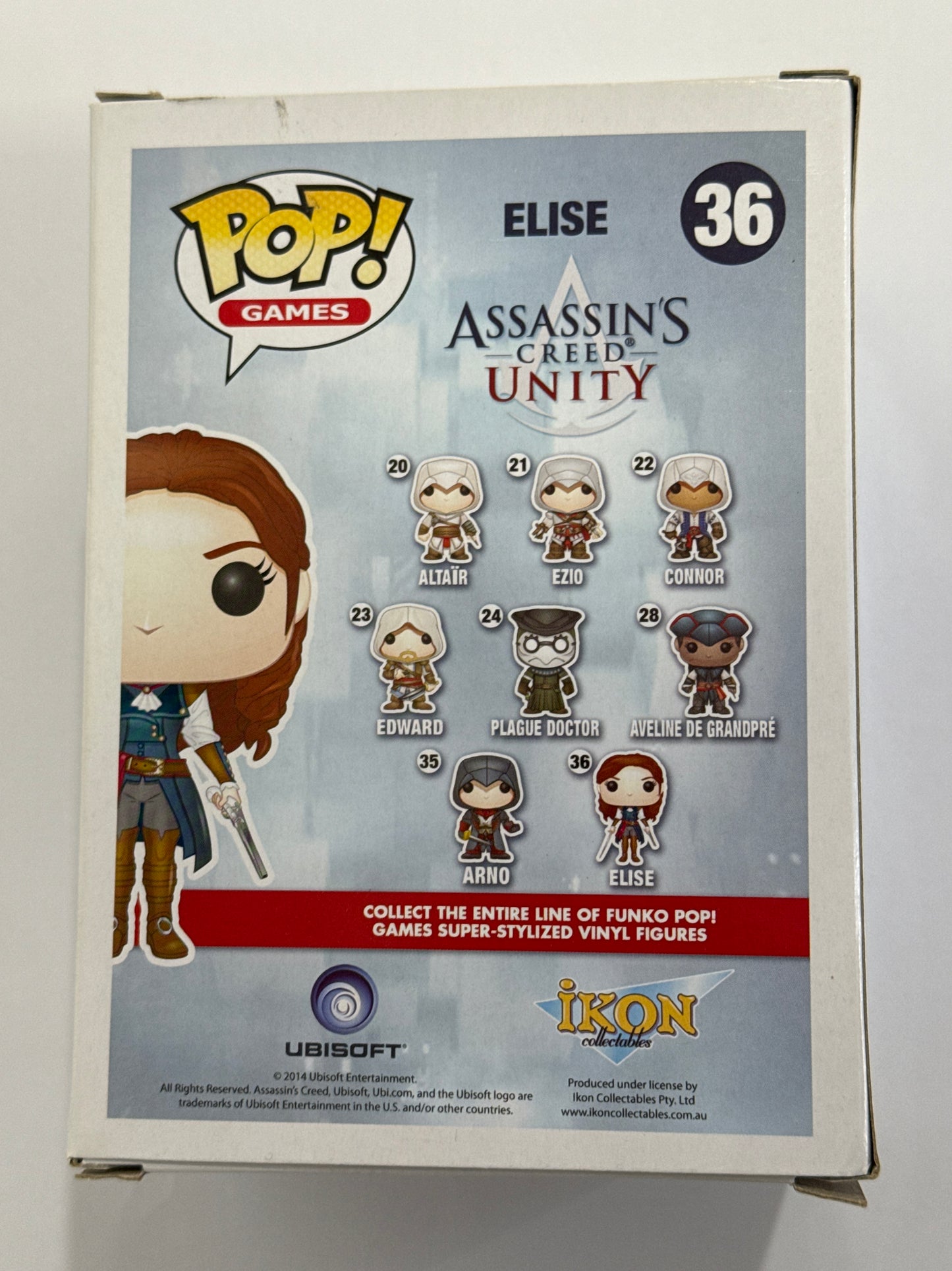 Assassin's Creed Unity - Elise POP! Vinyl #36