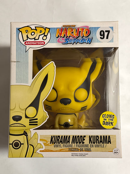Naruto - Kurama Mode Kurama (Glow In The Dark) 6" Pop Vinyl #97