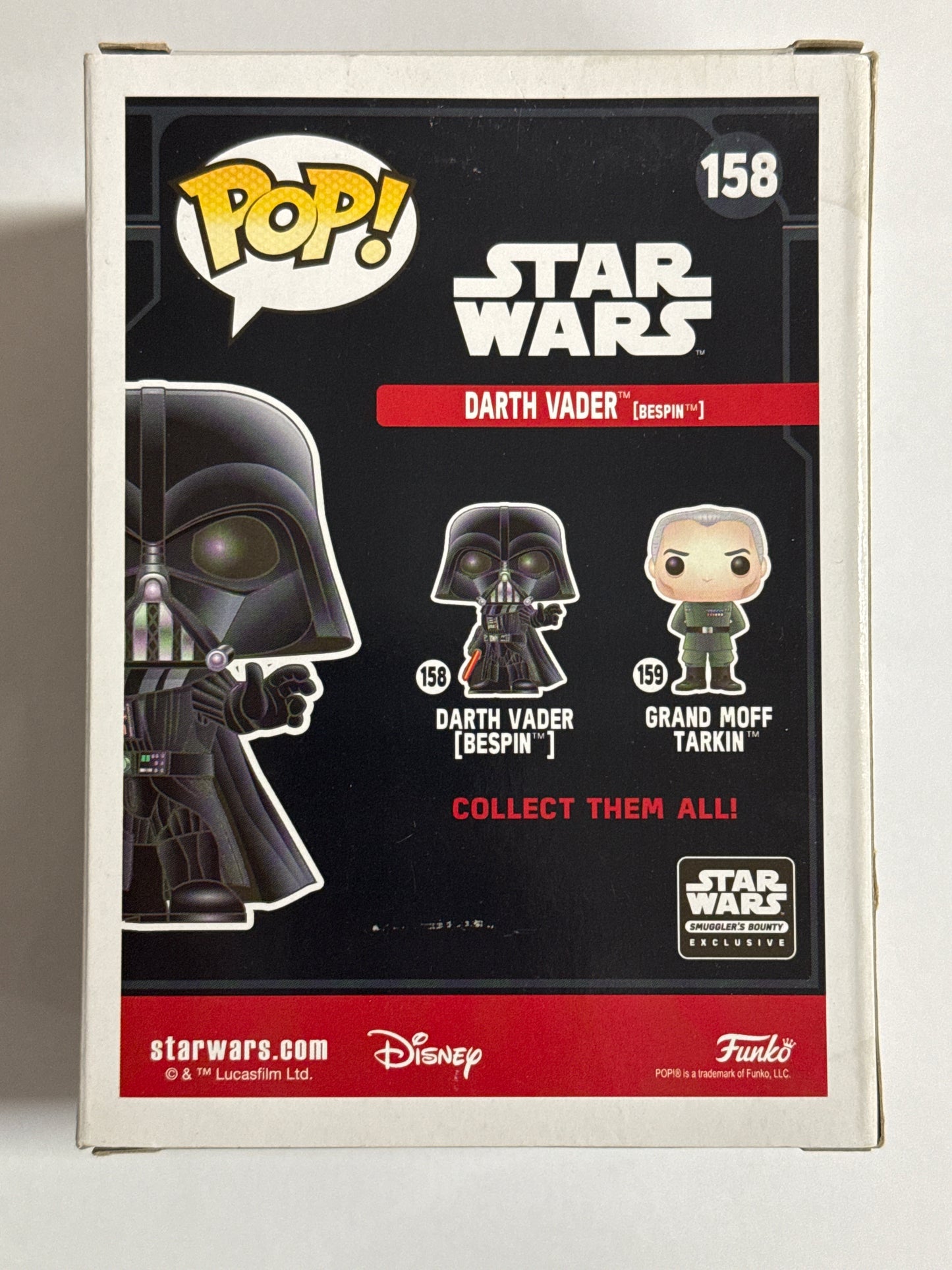 Star Wars - Darth Vader Smugglers Bounty Exclusive Pop Vinyl #158