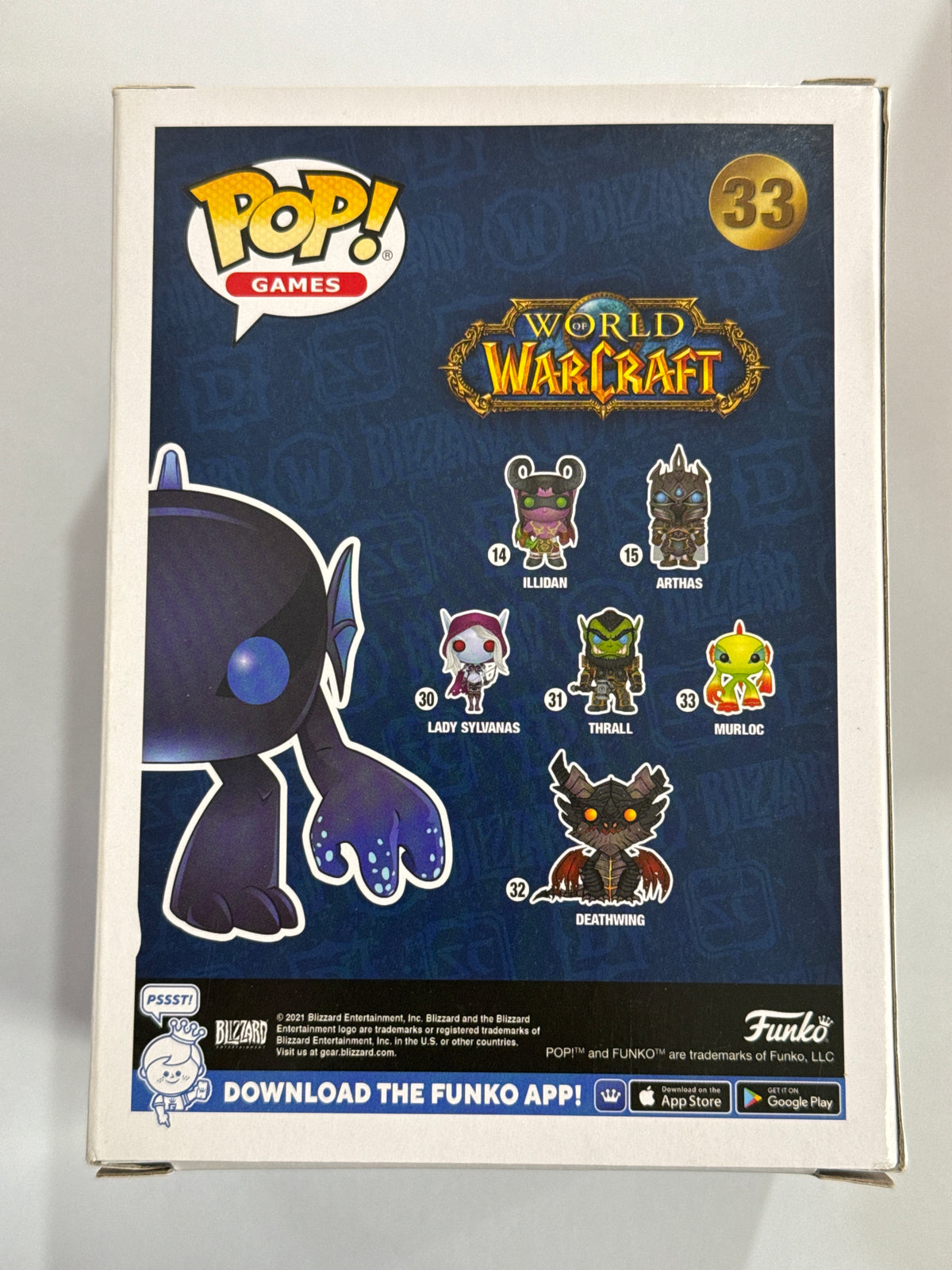 World of Warcraft - Murloc Black Glow US Exclusive Pop! Vinyl #33