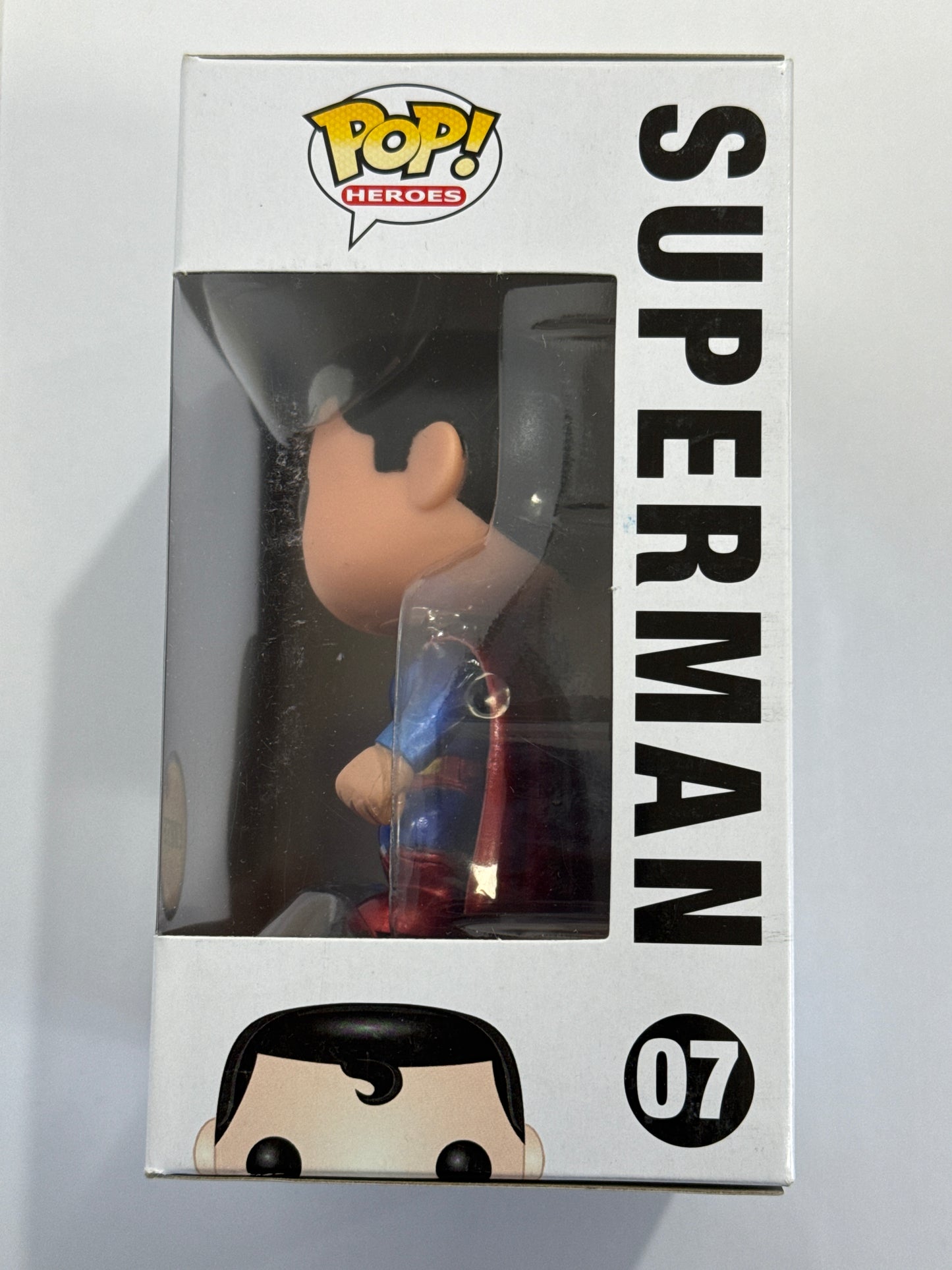 DC Universe- Superman Metallic Chase Pop! Vinyl #07