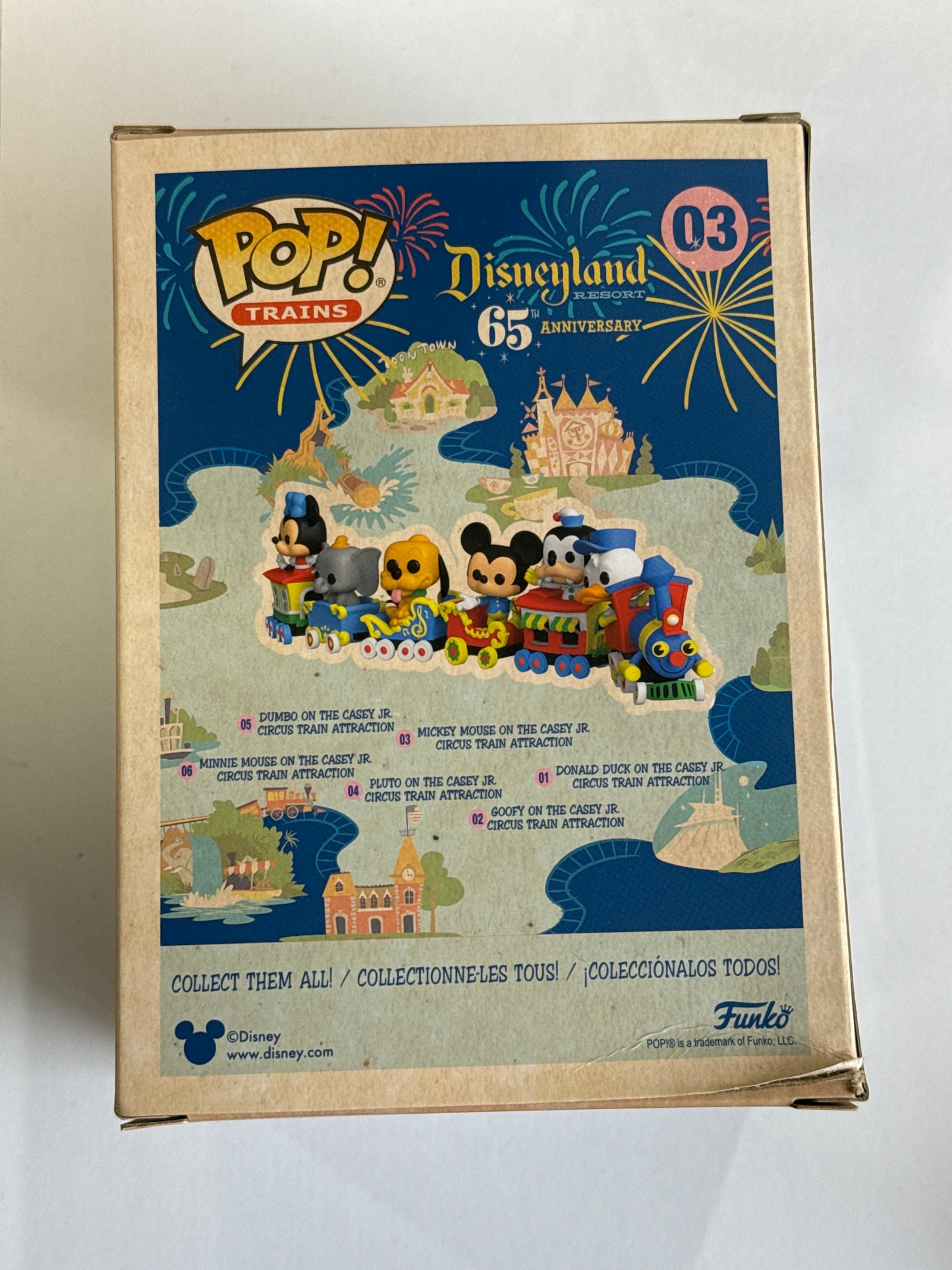 Disneyland 65th Anniversary - Mickey in Train Carriage Pop! Vinyl #03