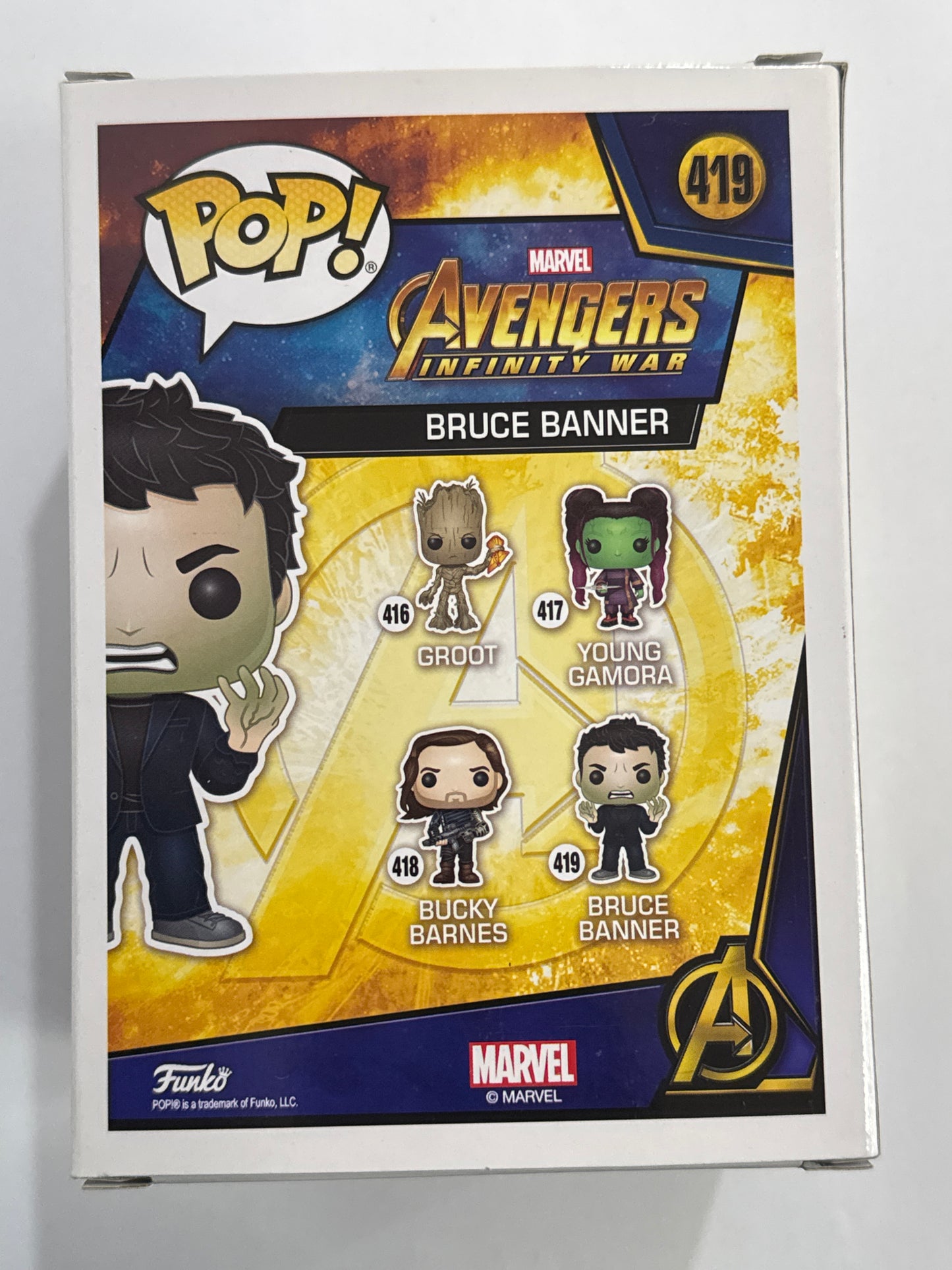 Avengers 3: Infinity War - Bruce Banner with Hulk Head Pop! Vinyl #419