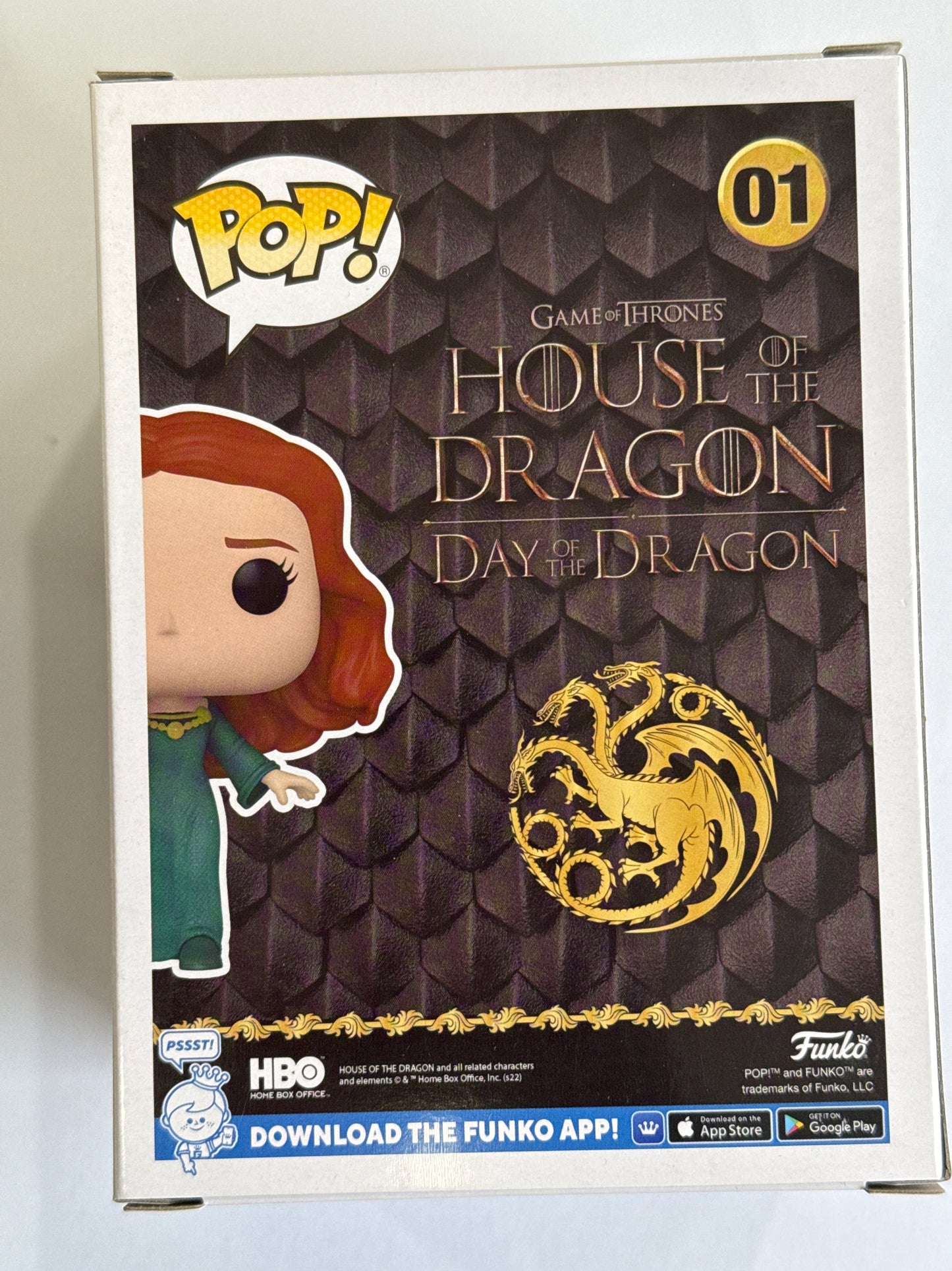 House of the Dragon - Alicent Hightower SDCC 2022 Summer Convention Exclusive Pop! Vinyl #01