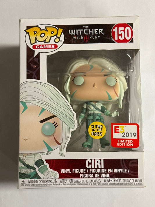 The Witcher Wild Hunt - Ciri Magic Glow E3 2019 Pop! Vinyl #150