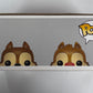 Disney - Chip & Dale Flocked 2017 SDCC US Exclusive  2-Pack Pop! Vinyl