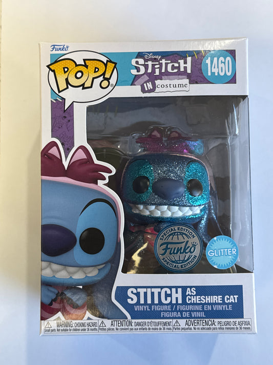 Disney - Stitch in Cheshire Cat Costume US Exclusive Glitter Pop! Vinyl #1460