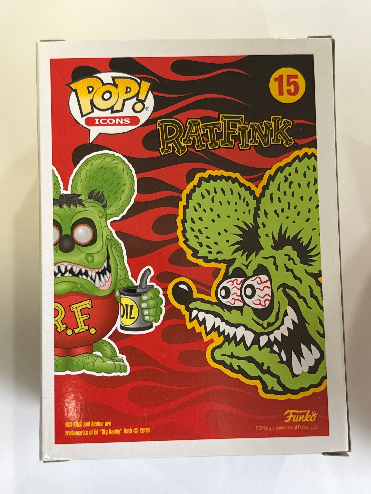 Rat Fink - Rat Fink Green Chrome 2019 SDCC Exclusive Pop! Vinyl #15
