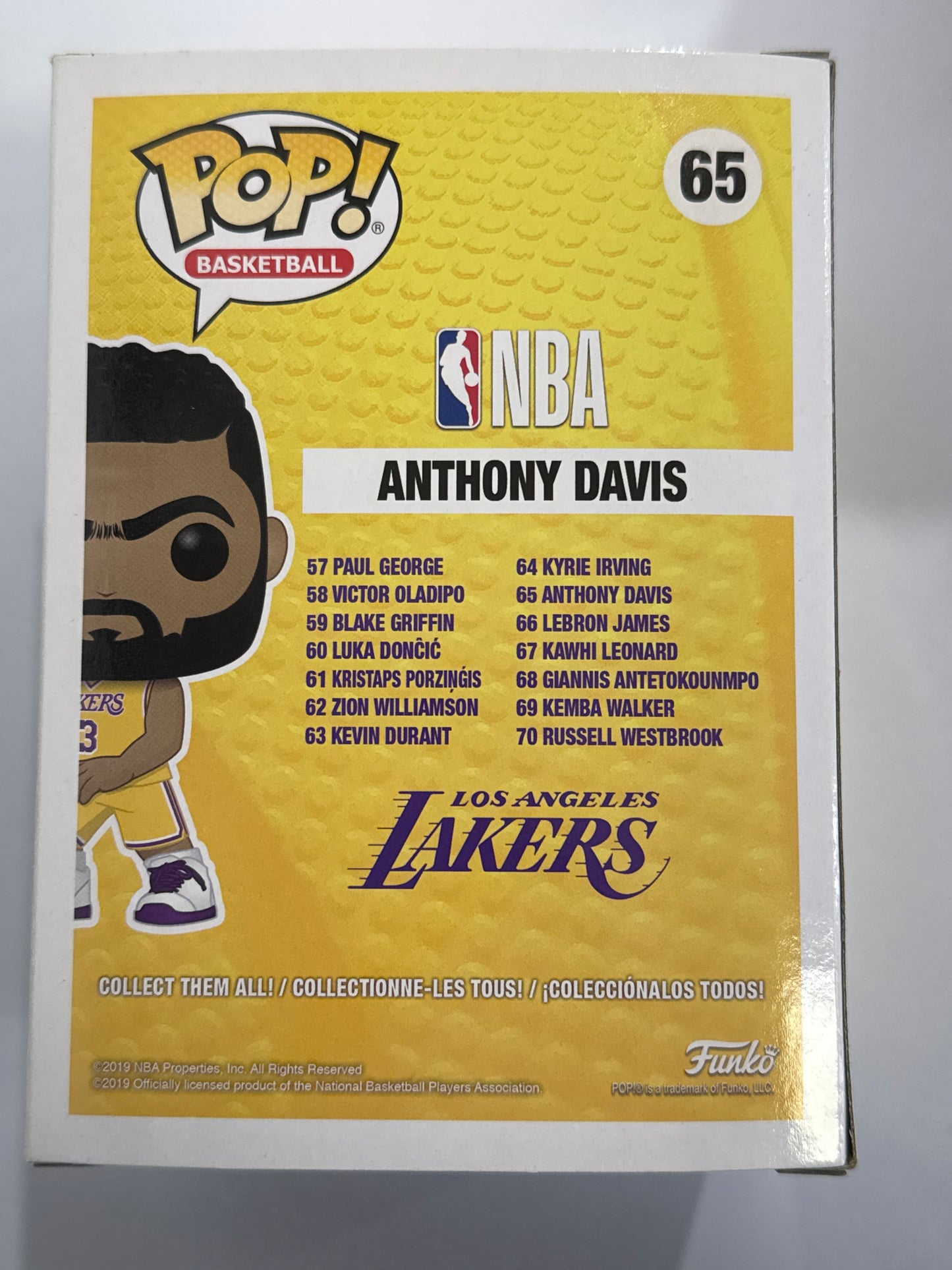 NBA: Lakers - Anthony Davis Pop! Vinyl #65