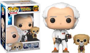 Back to the Future - Doc with Einstein US Exclusive Pop! Vinyl #972