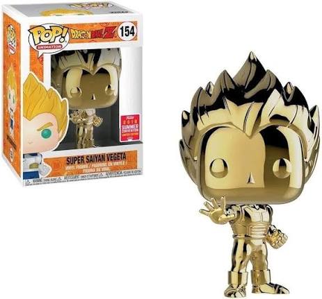Dragon Ball Z - Vegeta (Super Saiyan) (Gold) 2018 Summer Convention Exclusive Pop! Vinyl #154