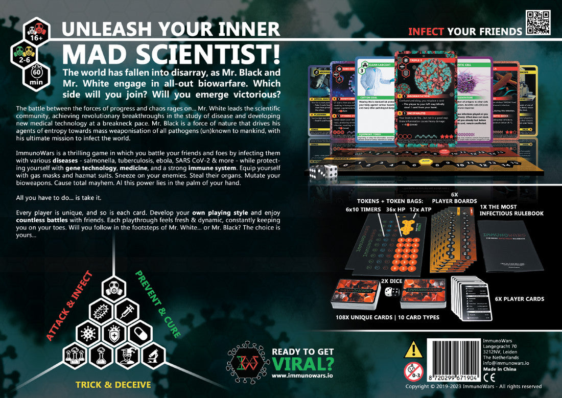 ImmunoWars The Most Infectious Board Game