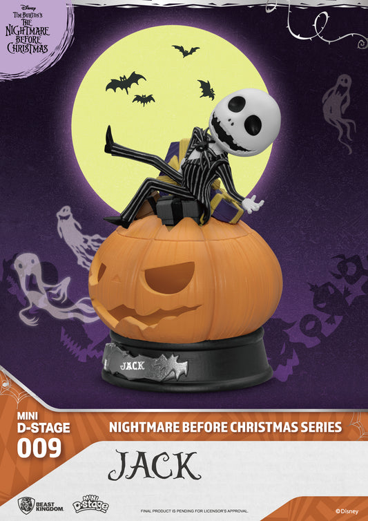 Beast Kingdom Mini D Stage The Nightmare Before Christmas Series - Jack Skellington