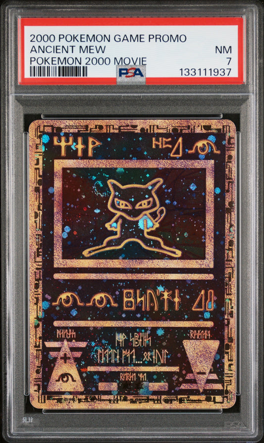 2000 Pokemon Game Movie Ancient Mew Pokemon 2000 Movie - PSA 7